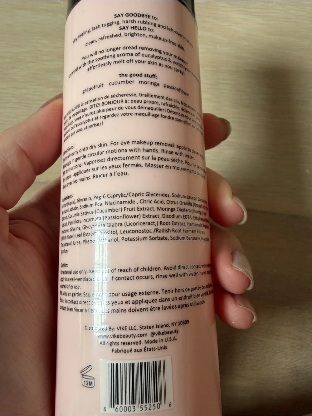 Makeup Melt Setting Spray - Pink